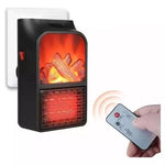 "Flame Heater" Calefactor Eléctrico Portatil Bajo Consumo 25 metros cuadrados