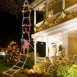 Luces LED Navideñas Escaleras 5 Niveles