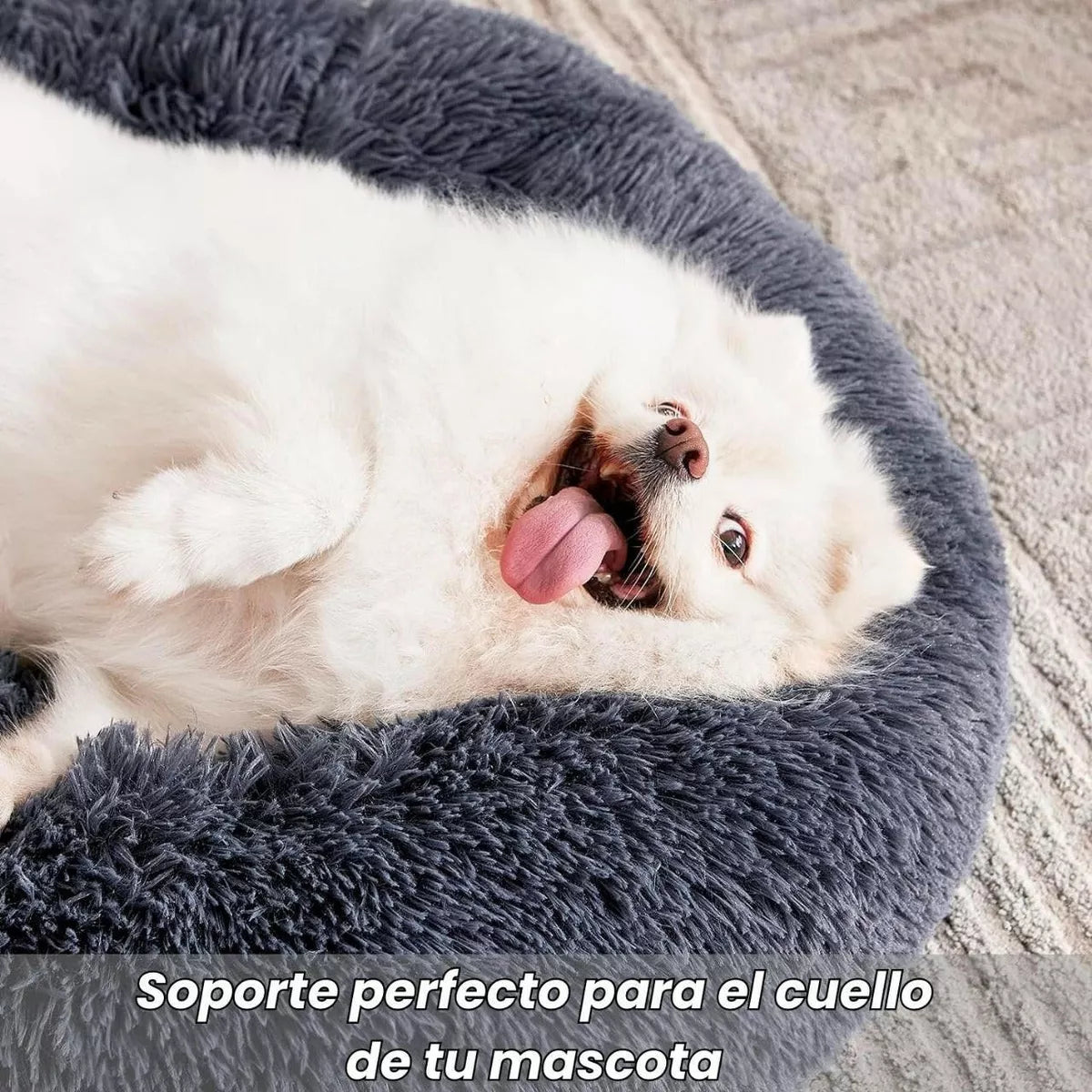 Cama para Mascota Antiestrés XL 🐶(90cm)