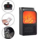 "Flame Heater" Calefactor Eléctrico Portatil Bajo Consumo 25 metros cuadrados